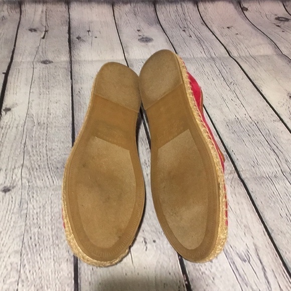 G.H. Bass & Co. Red Espadrilles 6.5 - Picture 6 of 8